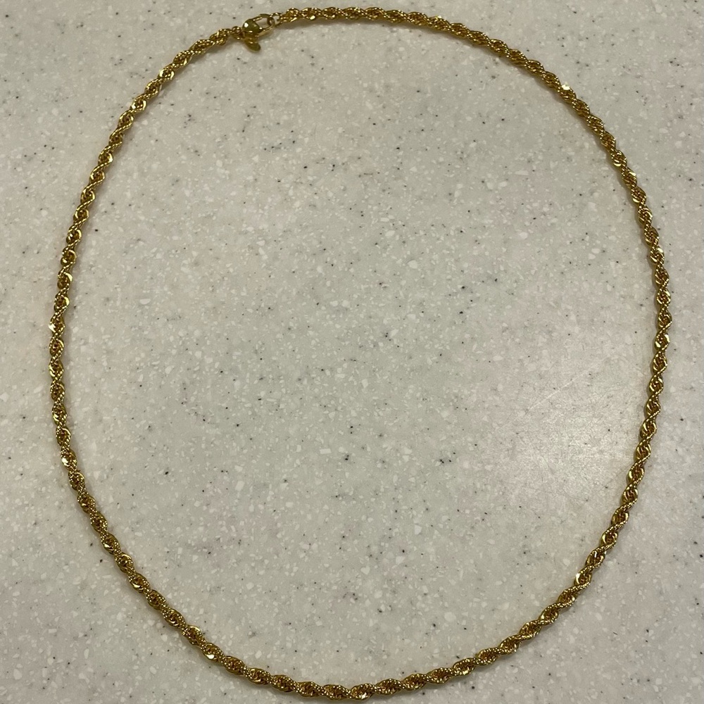 Premier Designs Twisted Gold Necklace